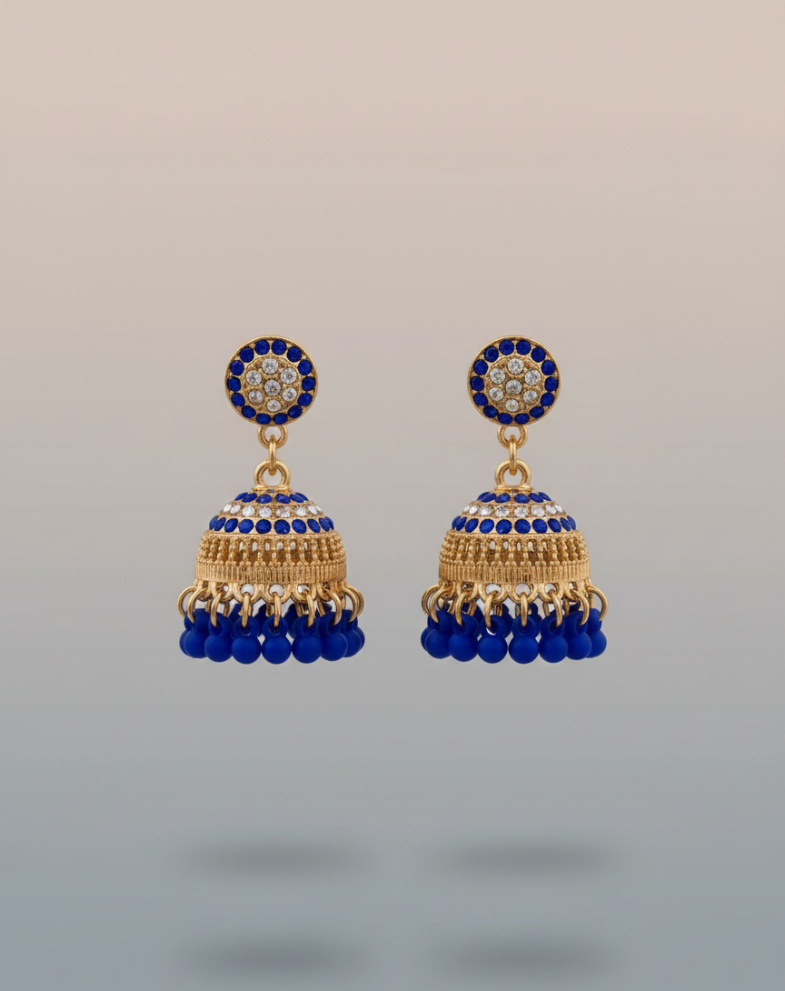 Elegant Premium Air Ring Earrings for Women – Luxury Party & Wedding Jewelry