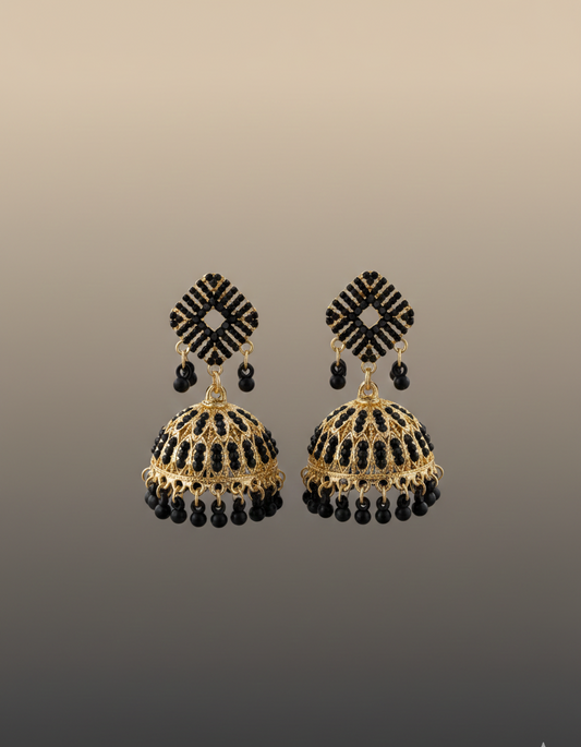 Elegant Premium Air Ring Earrings for Women – Luxury Party & Wedding Jewelry