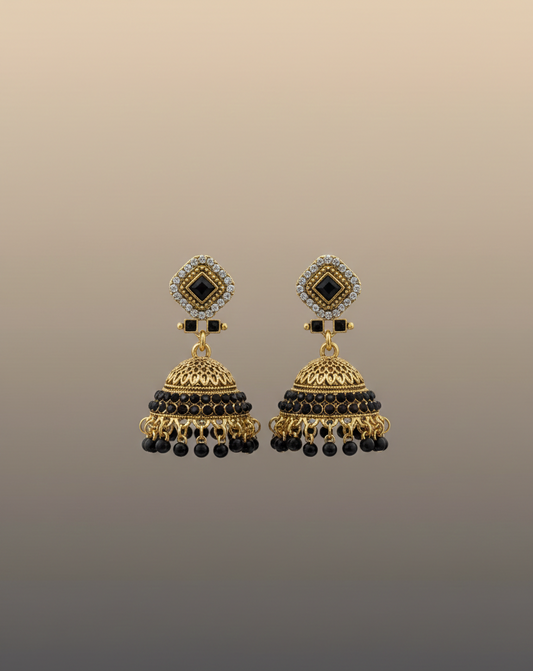 Elegant Premium Air Ring Earrings for Women – Luxury Party & Wedding Jewelry