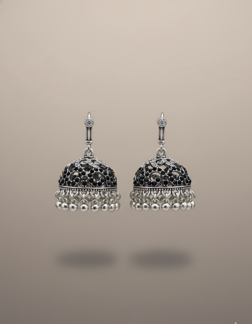 Elegant Premium Air Ring Earrings for Women – Luxury Party & Wedding Jewelry