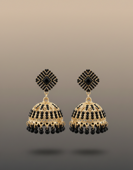 Elegant Premium Air Ring Earrings for Women – Luxury Party & Wedding Jewelry