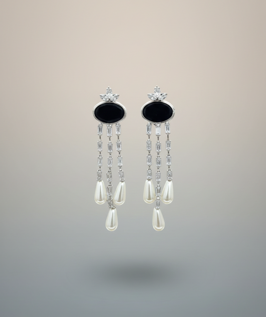 Elegant Premium Air Ring Earrings for Women – Luxury Party & Wedding Jewelry