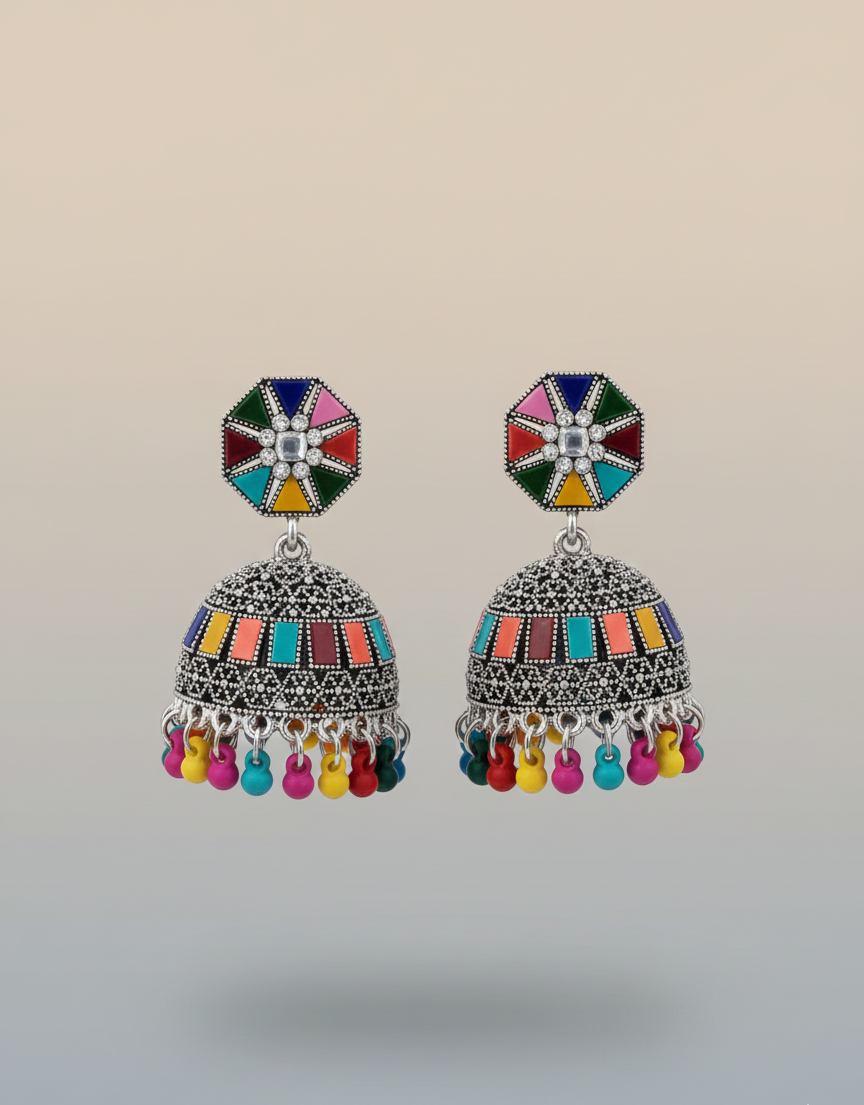 Elegant Premium Air Ring Earrings for Women – Luxury Party & Wedding Jewelry