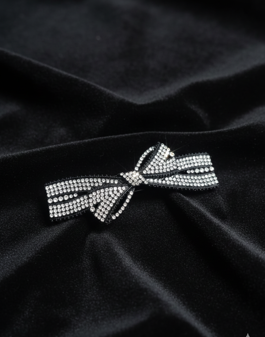 Elegant Crystal Hair Barrette for Women & Girls