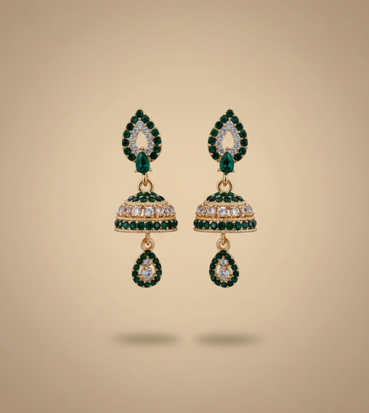 Elegant Premium Air Ring Earrings for Women – Luxury Party & Wedding Jewelry