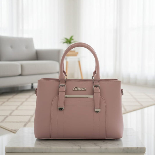Elegant Black Handbag by Gloria – Timeless Sophistication