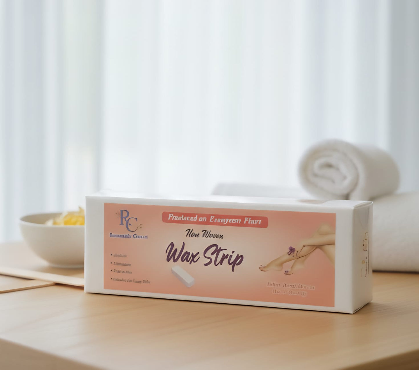 100 Pcs Non-Woven Wax Strips for Smooth & Effortless Hair Removal