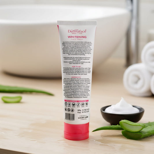 Derma Face Skin Care Whitening Face Wash 4-in-1 – Brightening & Refreshing Skin