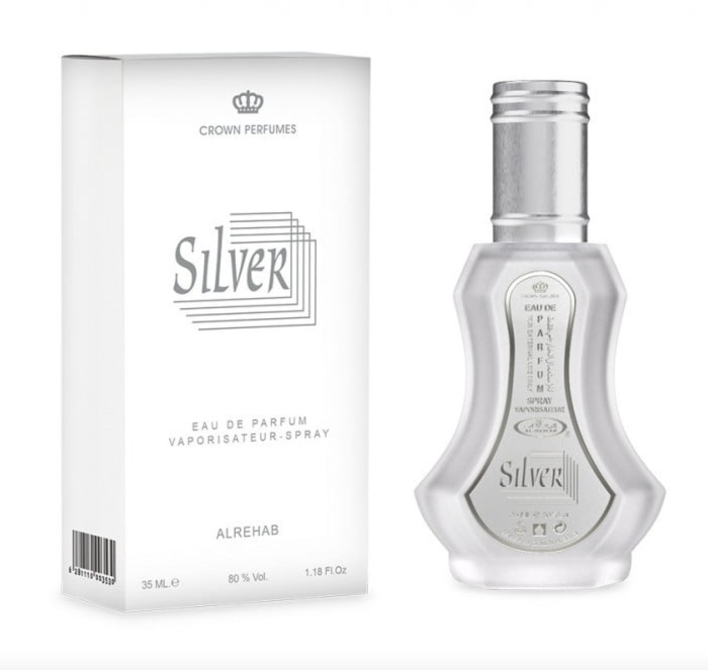 Al Rehab Silver Perfume for Unisex 35ml