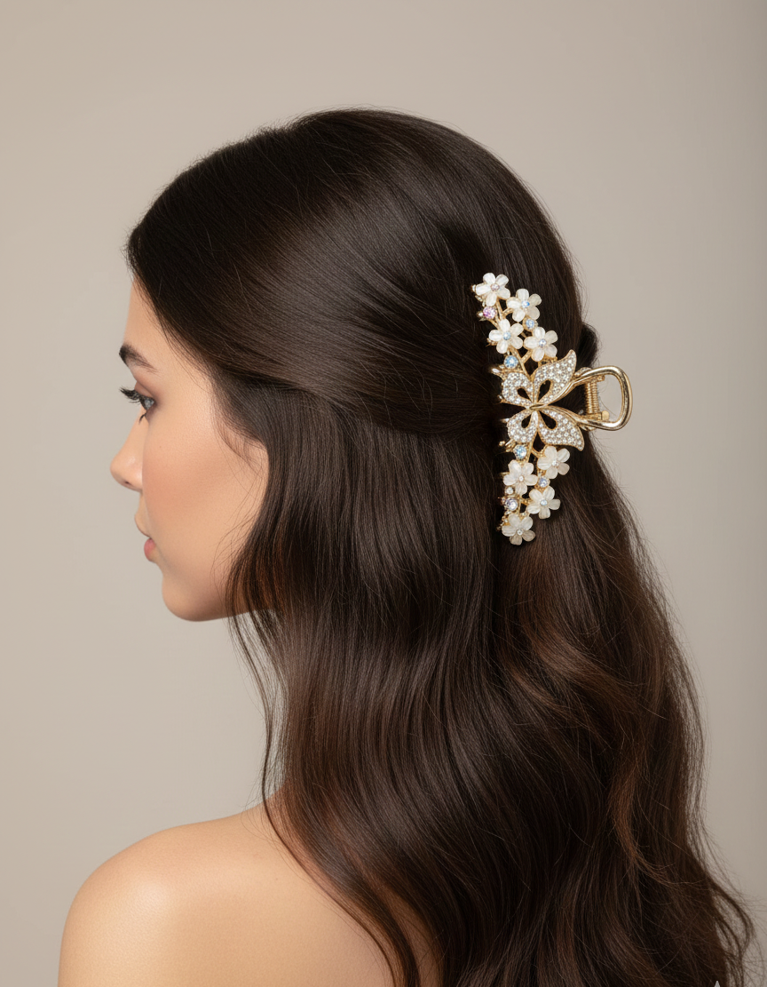 Elegant Fashion Hair Clip for Girls & Women – Stylish Everyday & Party Wear Accessory