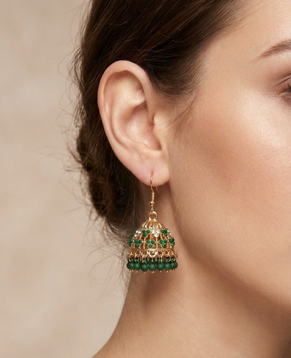 Elegant Premium Air Ring Earrings for Women – Luxury Party & Wedding Jewelry