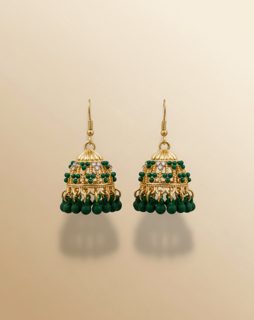 Elegant Premium Air Ring Earrings for Women – Luxury Party & Wedding Jewelry