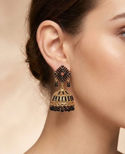 Elegant Premium Air Ring Earrings for Women – Luxury Party & Wedding Jewelry