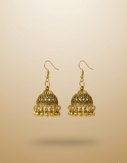 Elegant Premium Air Ring Earrings for Women – Luxury Party & Wedding Jewelry