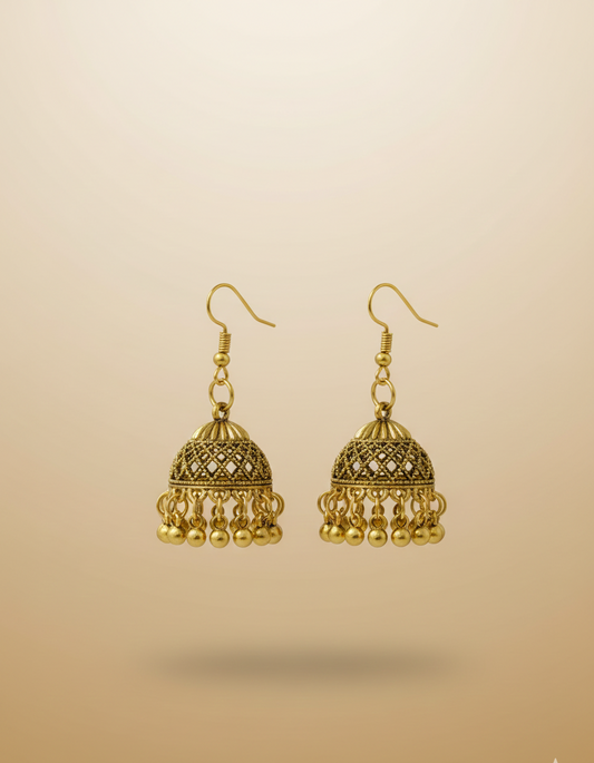 Elegant Premium Air Ring Earrings for Women – Luxury Party & Wedding Jewelry