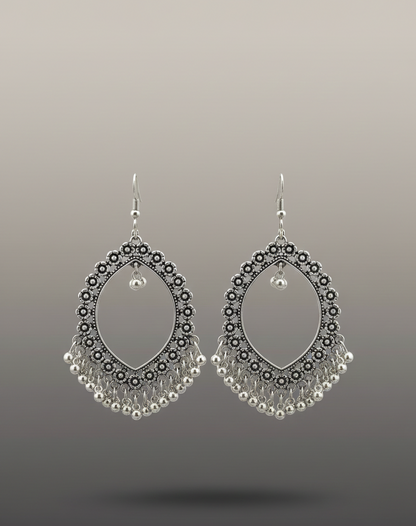 Elegant Premium Air Ring Earrings for Women – Luxury Party & Wedding Jewelry