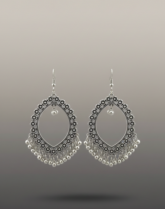 Elegant Premium Air Ring Earrings for Women – Luxury Party & Wedding Jewelry