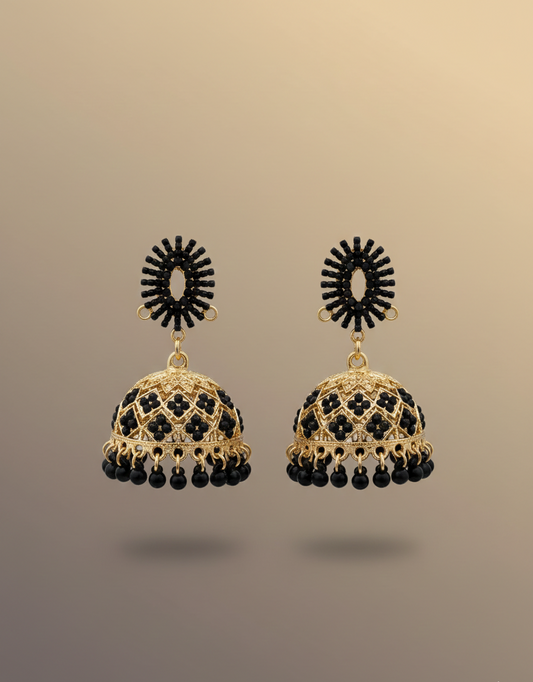 Elegant Premium Air Ring Earrings for Women – Luxury Party & Wedding Jewelry