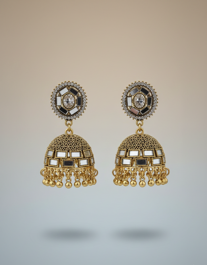 Elegant Premium Air Ring Earrings for Women – Luxury Party & Wedding Jewelry