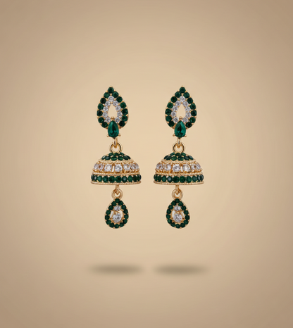 Elegant Premium Air Ring Earrings for Women – Luxury Party & Wedding Jewelry