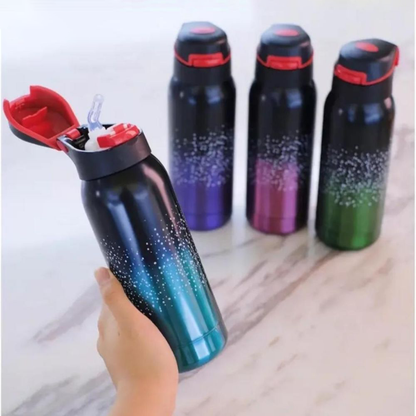Leak-Proof 500ml Stainless Steel Sports Water Bottle – Hot & Cold Insulated