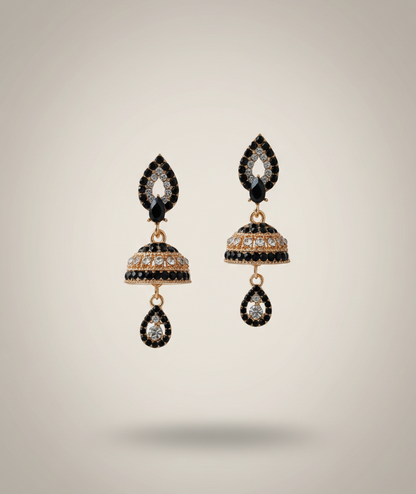 Elegant Premium Air Ring Earrings for Women – Luxury Party & Wedding Jewelry