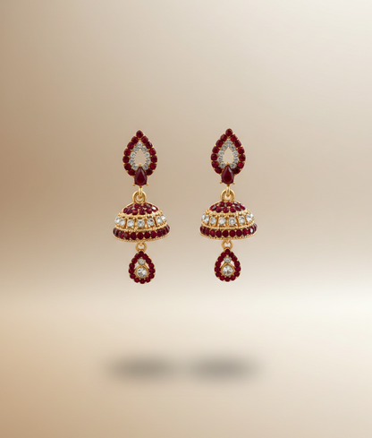 Elegant Premium Air Ring Earrings for Women – Luxury Party & Wedding Jewelry