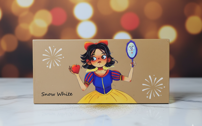 Snow White Eyeshadow Palette - Vibrant & Glittery Makeup Collection