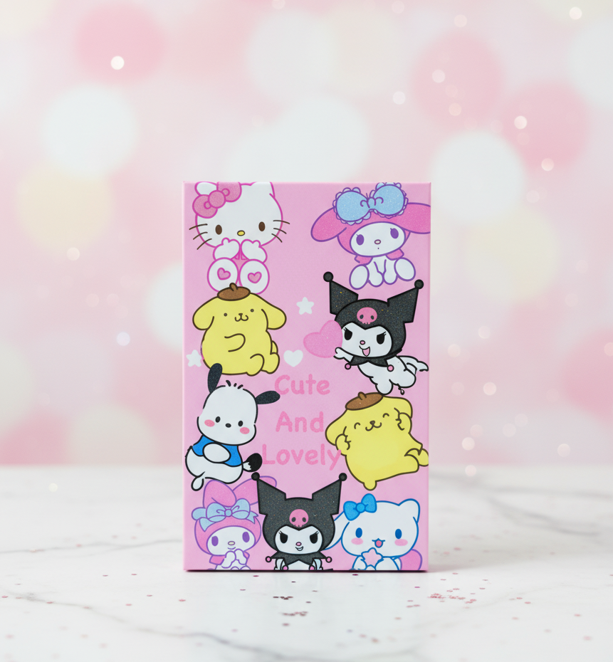 Kawaii Cute & Lovely Eyeshadow Palette – Multi-Color Pigmented Shades