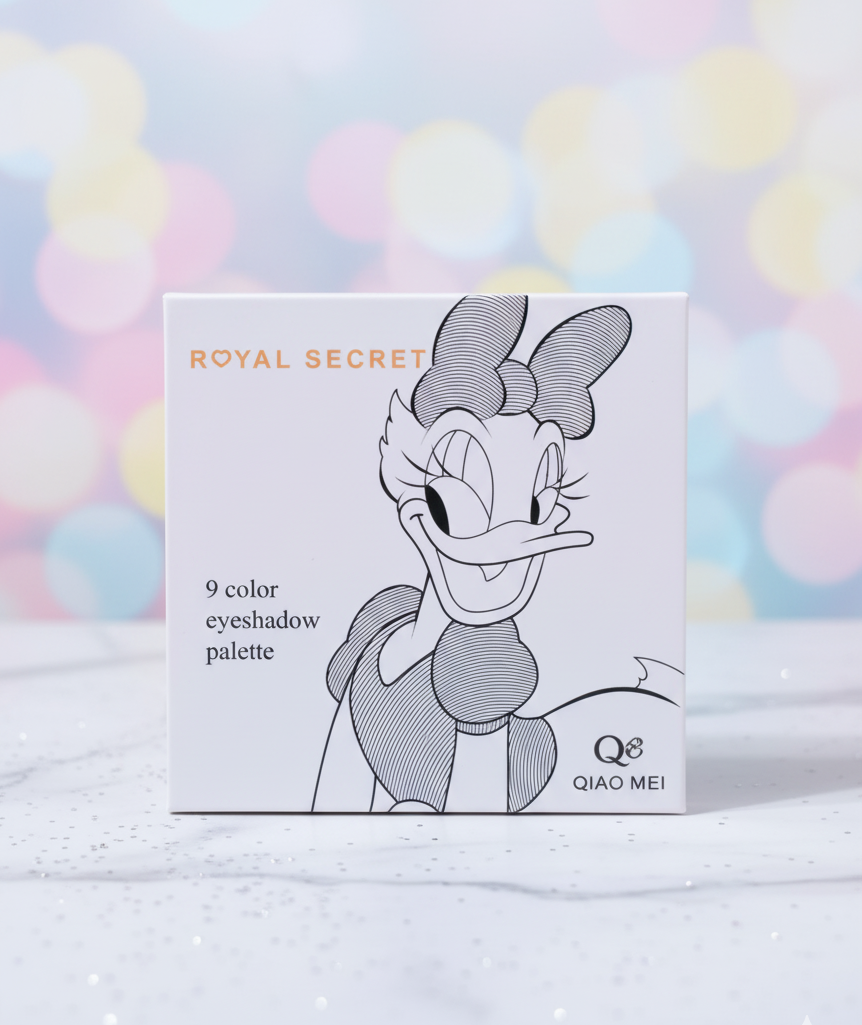 Royal Secret 9-Color Eyeshadow Palette – Soft, Blendable & Long-Lasting