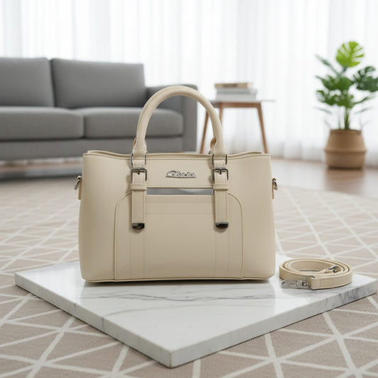 Elegant Black Handbag by Gloria – Timeless Sophistication