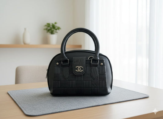 Elegant Black Designer Handbag