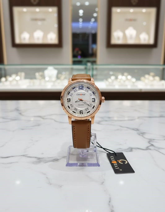 Casray Men's Stylish Quartz Watch – Elegant and Durable Timepiece