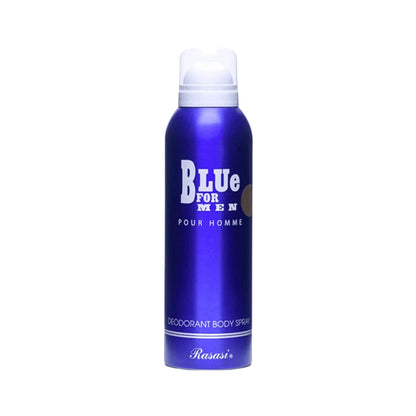 Imported Rasasi Blue Pour Homme Body Spray 200ml – Long-Lasting Deodorant for Men