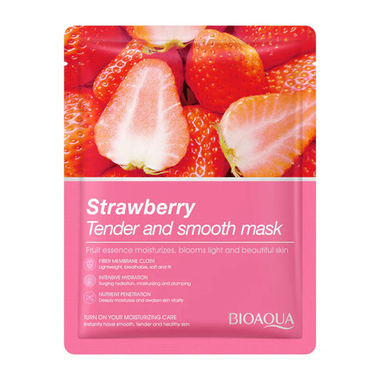 BIOAQUA Strawberry Tender and Smooth Face Mask - Softening & Moisturizing
