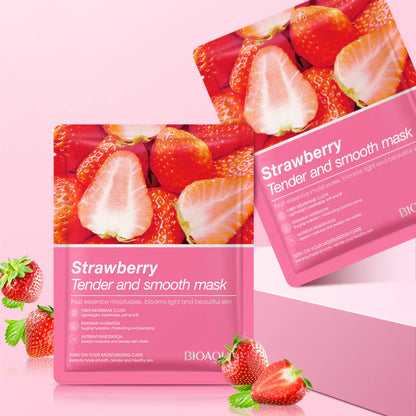 BIOAQUA Strawberry Tender and Smooth Face Mask - Softening & Moisturizing