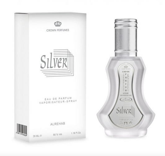 Al Rehab Silver Perfume for Unisex 35ml