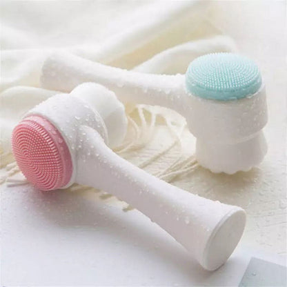 Sweet Beauty 2-in-1 Massage Cleanser | Multi-Purpose Facial Cleansing & Massage Brush