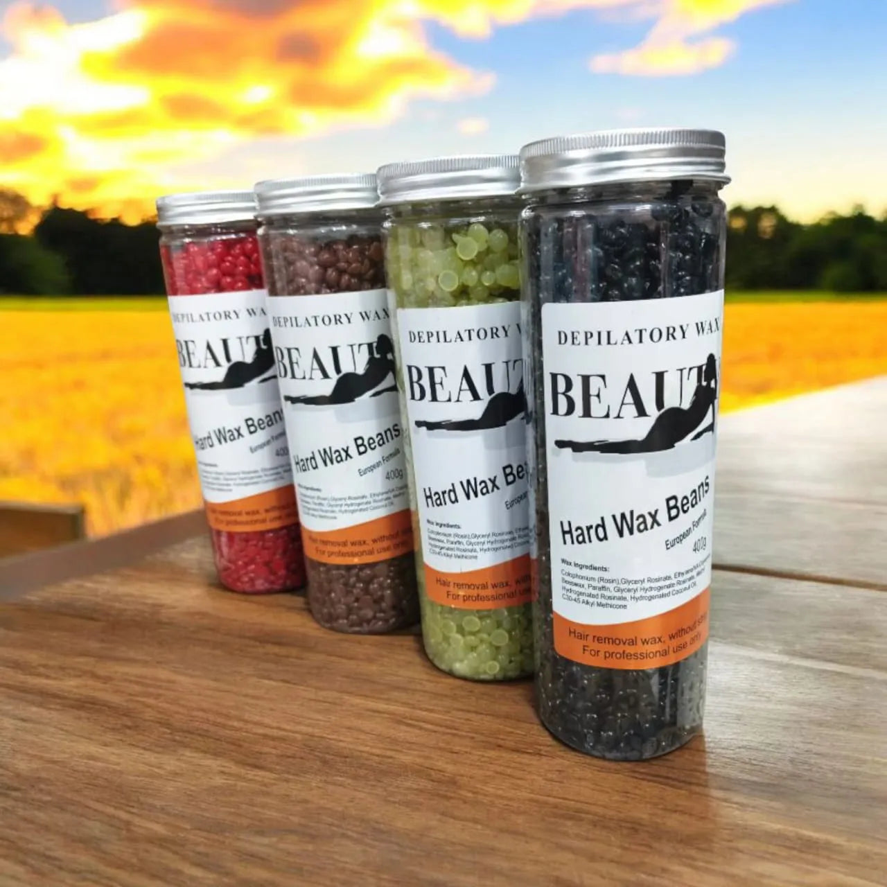 Hard Wax Beans Jar 400g