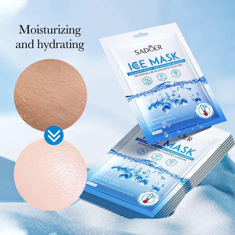 SADOER Ice Facial Mask – Whitening & Moisturizing Beauty Sheet