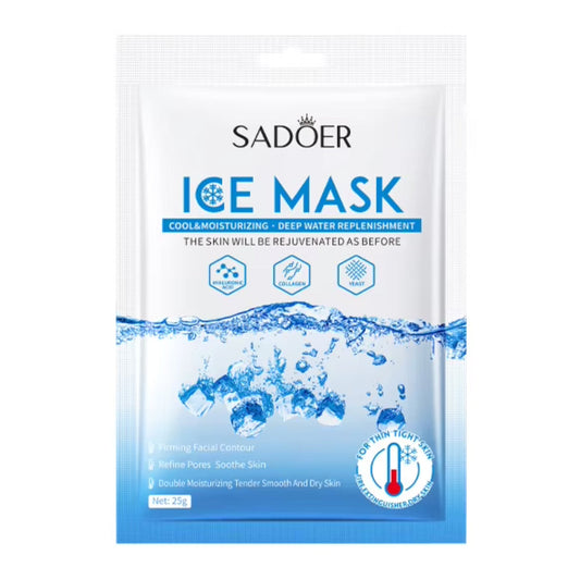 SADOER Ice Facial Mask – Whitening & Moisturizing Beauty Sheet