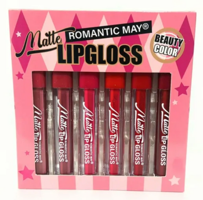 Pack of 6 Matte Liquid Lip Gloss Set – Long-Lasting, Waterproof & Non-Sticky Lipsticks – Bold Shades for All Skin Tones – Lightweight, Smooth Finish – Perfect for Daily Wear & Special Occasions