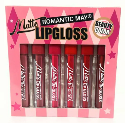 Pack of 6 Matte Liquid Lip Gloss Set – Long-Lasting, Waterproof & Non-Sticky Lipsticks – Bold Shades for All Skin Tones – Lightweight, Smooth Finish – Perfect for Daily Wear & Special Occasions