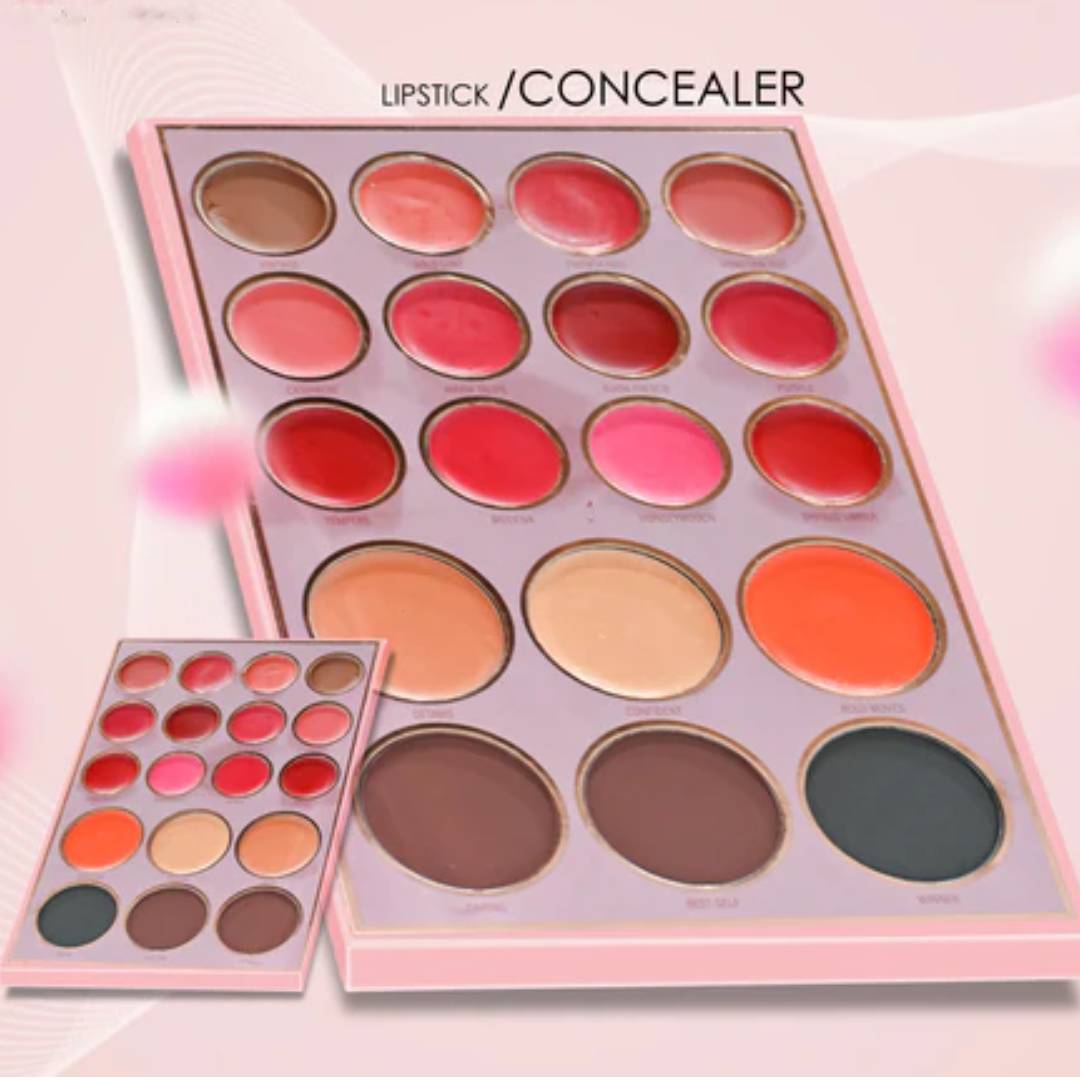 Mocallure All-In-One 5-in-1 Foldable Eyeshadow Palette – Complete Makeup Book