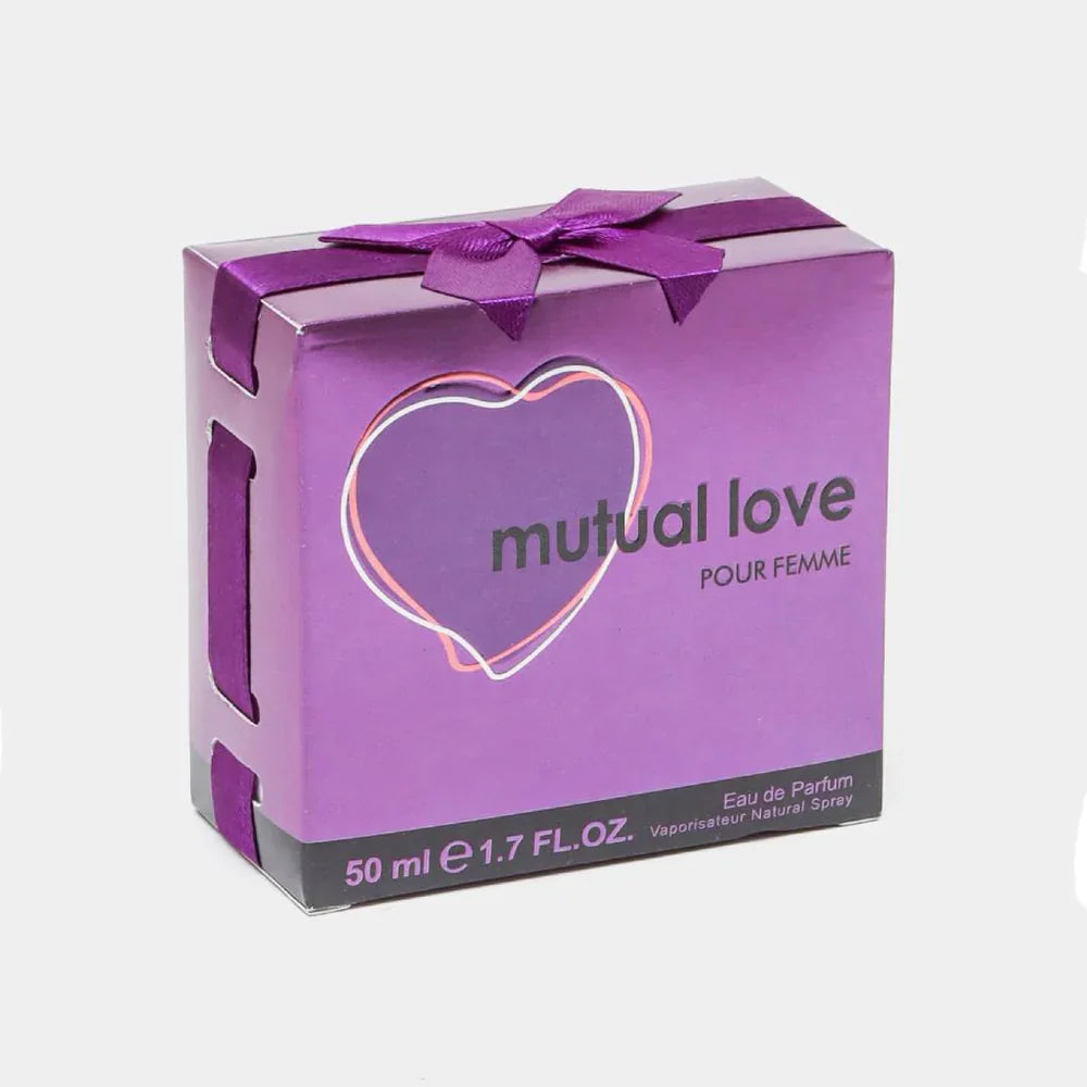 Imported Mutual Love Heart-Shaped Perfume for Women – Pour Femme, 50ml (Purple)