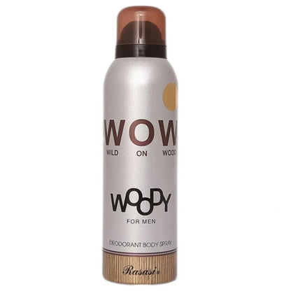Imported Rasasi Woody Pour Homme Deodorant Body Spray – 200ml