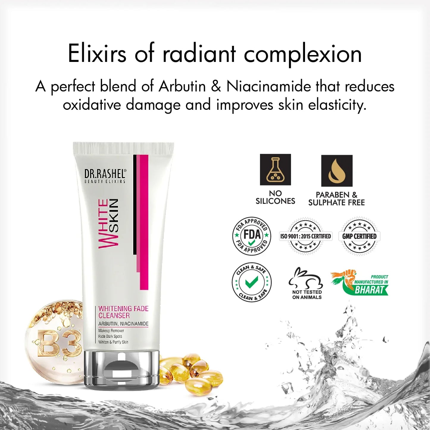 DR RASHEL Whitening Face Cleanser – 80ml