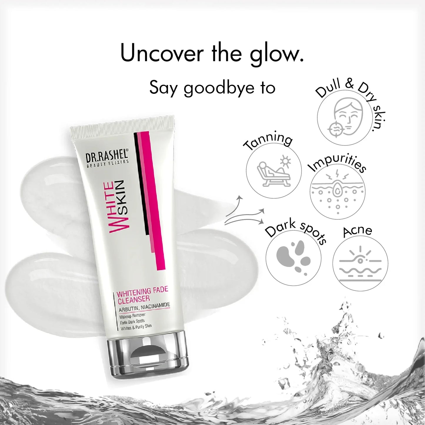 DR RASHEL Whitening Face Cleanser – 80ml