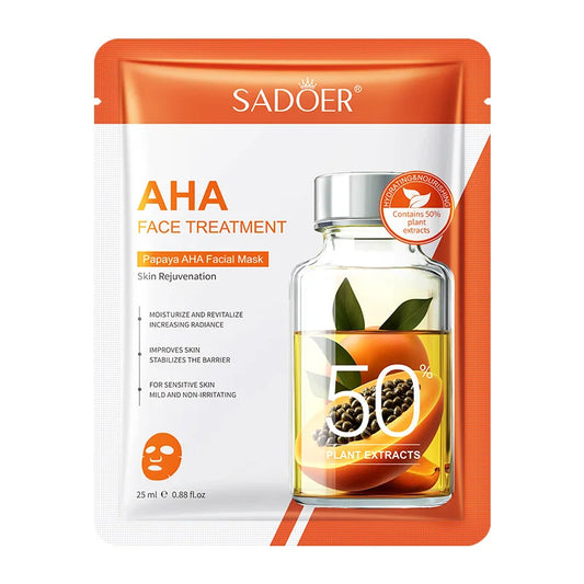 SADOER Papaya Collagen Facial Mask – Hydrating & Brightening Formula (25ml)