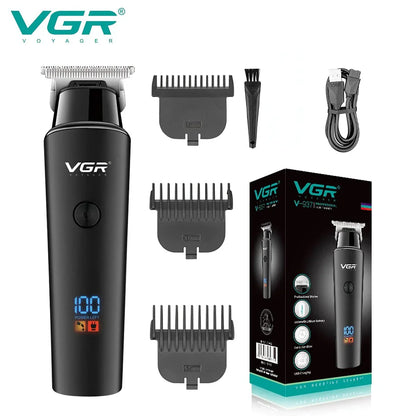 VGR V-937 Professional Hair Clipper – Black Electric Barber Trimmer